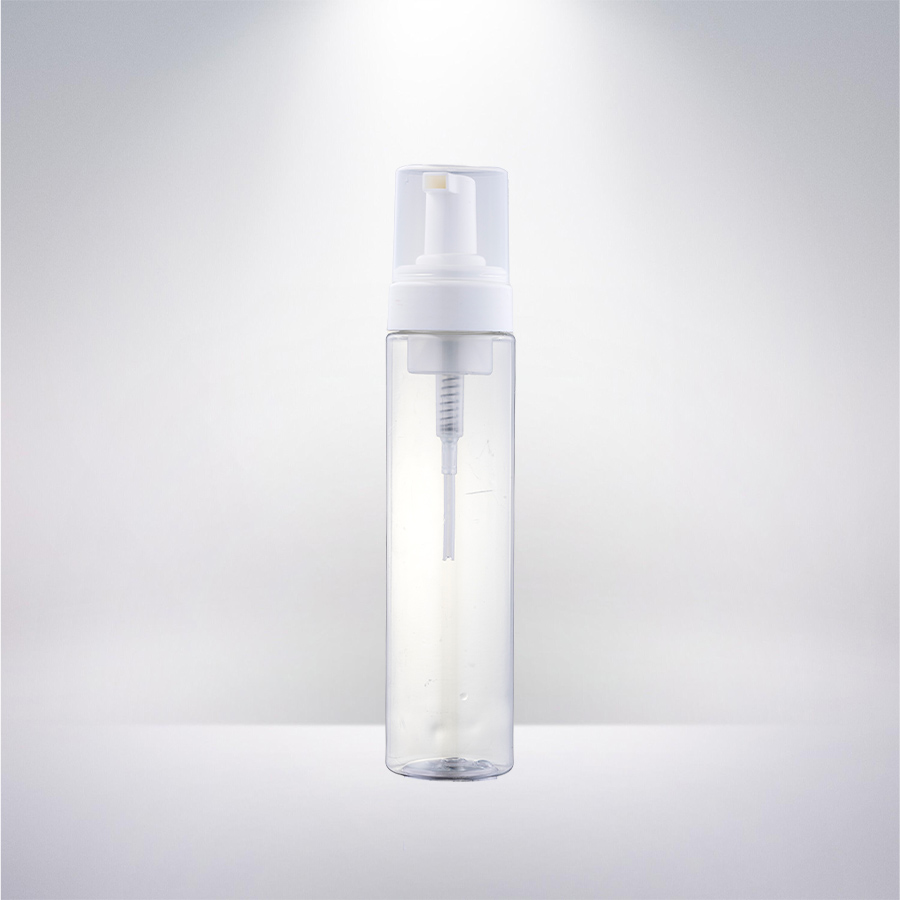 Runde 250-ml-PET-Flasche aus 42400-Schaumstoff